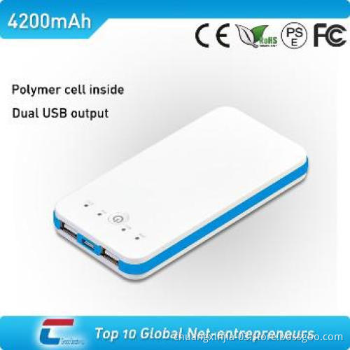 mobile phone charger with double USB output and high capacity